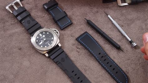 how to do panerai watch clasp|Panerai luminor strap change.